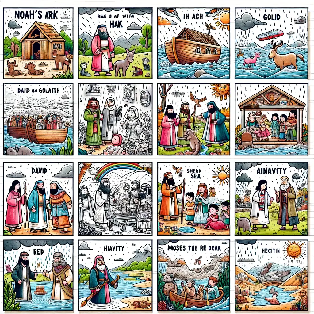 Printable Bible Coloring Sheets for Kids