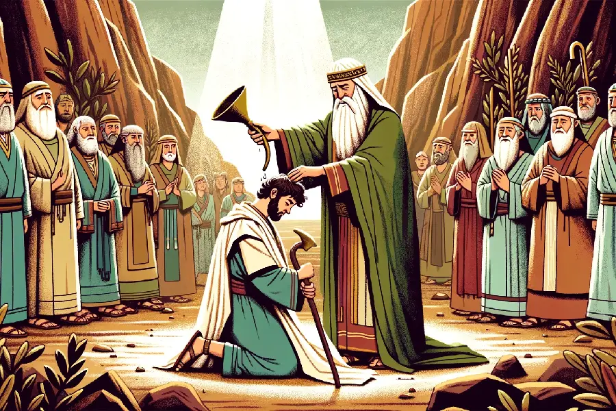 The Anointing of David