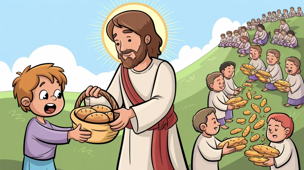 Bible Stories with Moral Lessons for Children 3 The Boy Who Shared His Lunch