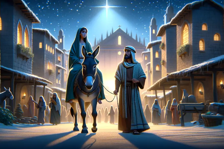10 Bible Stories About Patience For Kids 6 The Story of Christmas Mary and Joseph 1