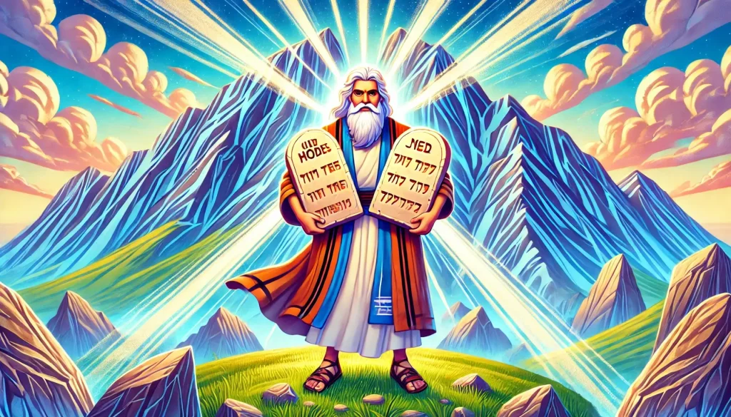 Moses in the Wilderness 4 The Story of Moses and the Ten Commandments