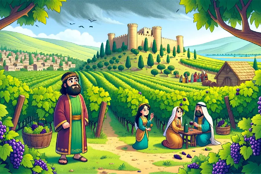 The Story of Naboth's Vineyard: A Tale of Greed and Justice 1 The Story of Naboth's Vineyard
