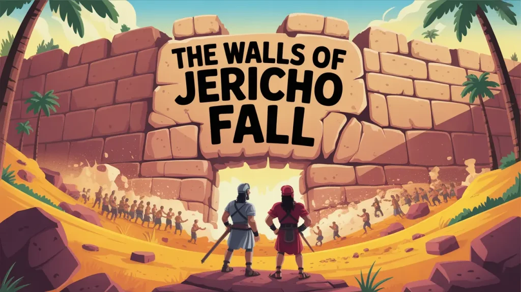 Joshua and Caleb Entered the Promised Land 6 The Walls of Jericho Fall