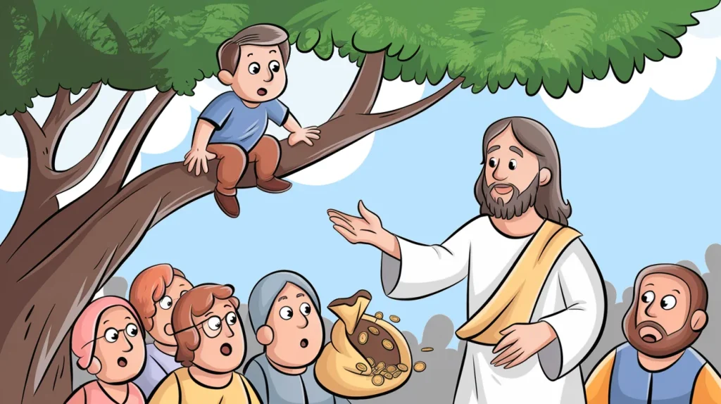 Bible Stories with Moral Lessons for Children 8 Zacchaeus Meets Jesus