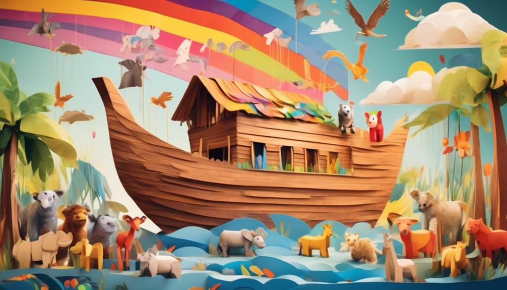 creative and fun noah s ark crafts for children