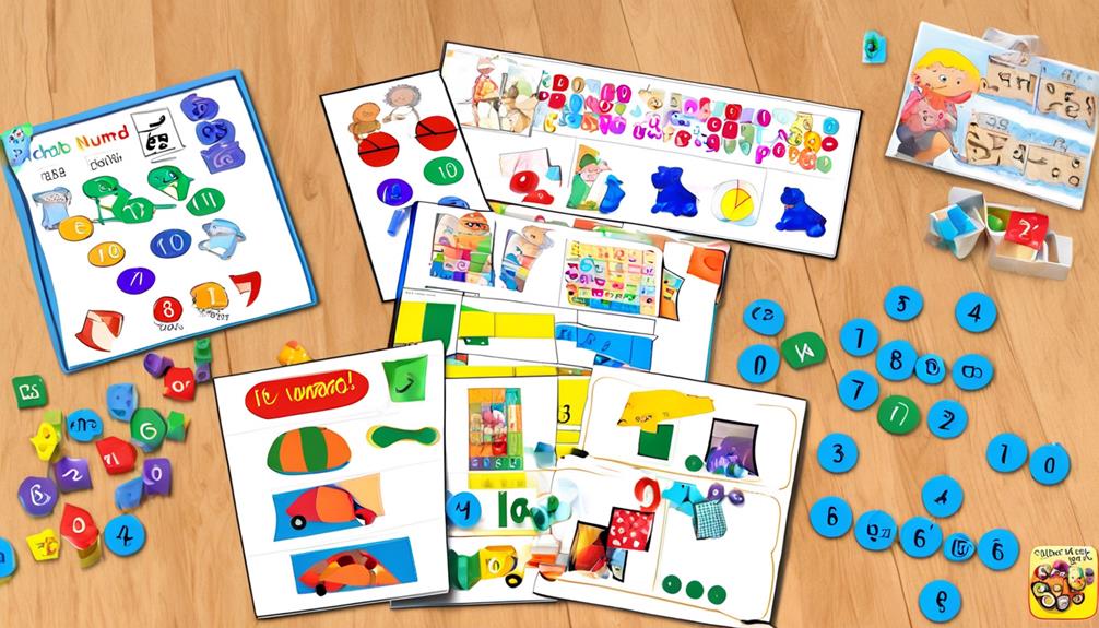 number card math practice