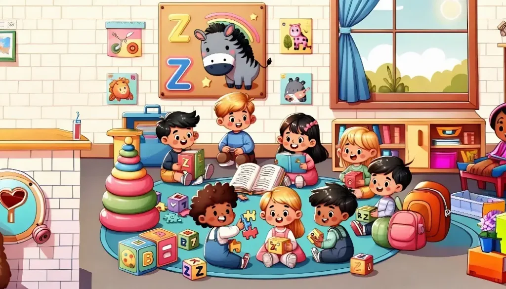 Kindergarten Z Words
