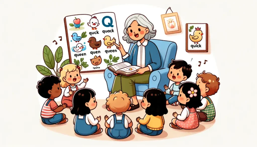 Bible Words Starting with Q 3 Preschool Q Words