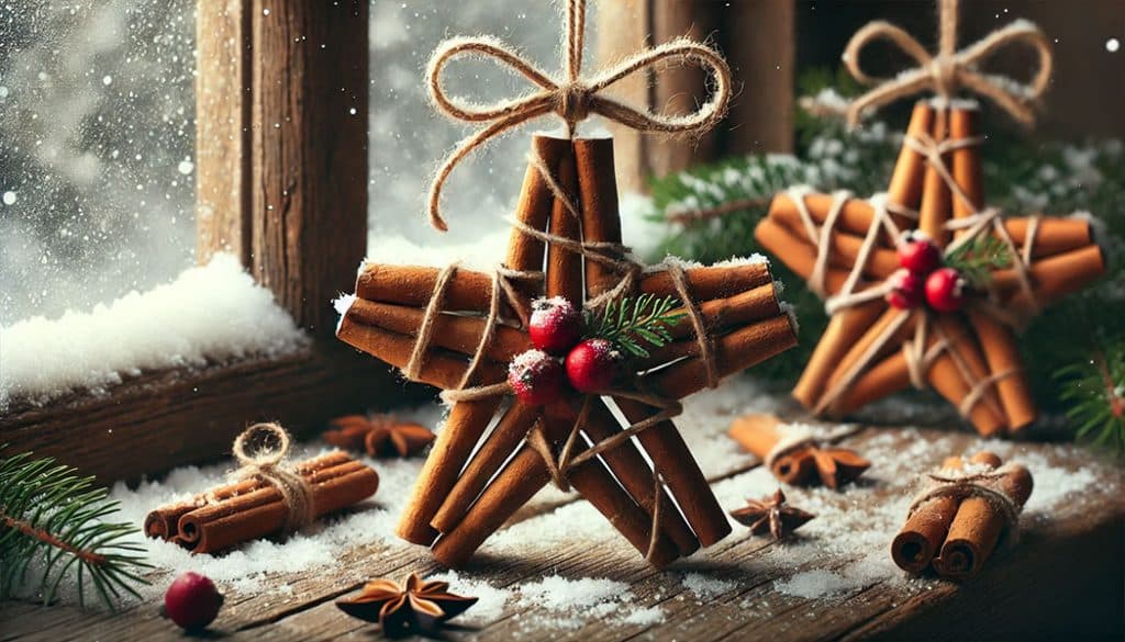 10 DIY Christmas Decorations to Try This Year 4 Cinnamon Stick Stars