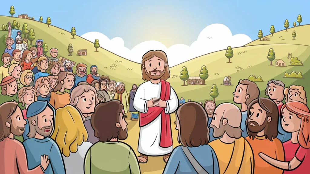 Jesus and the Lost Sheep 1