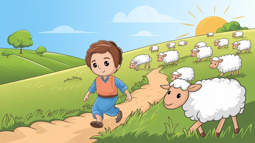 Jesus and the Lost Sheep 3