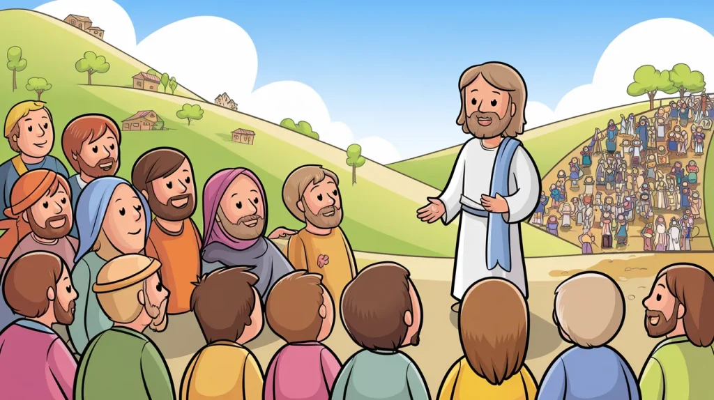 Jesus and the Lost Sheep 7