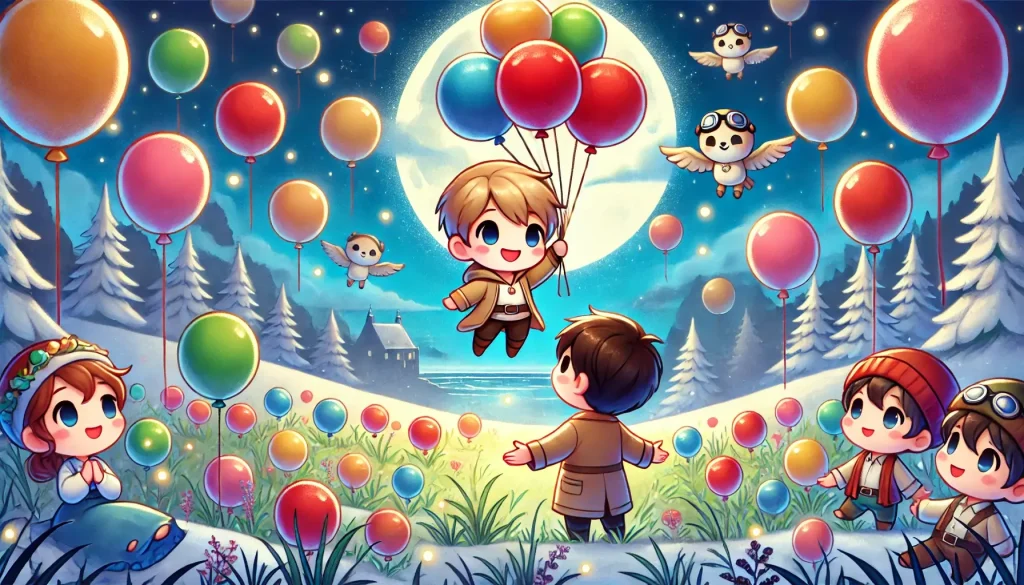 Oliver and the Bubblegum Balloon Ride 4