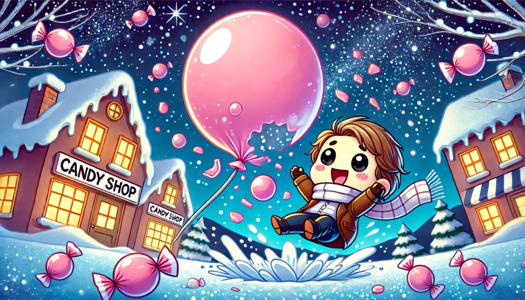 Oliver and the Bubblegum Balloon Ride 6