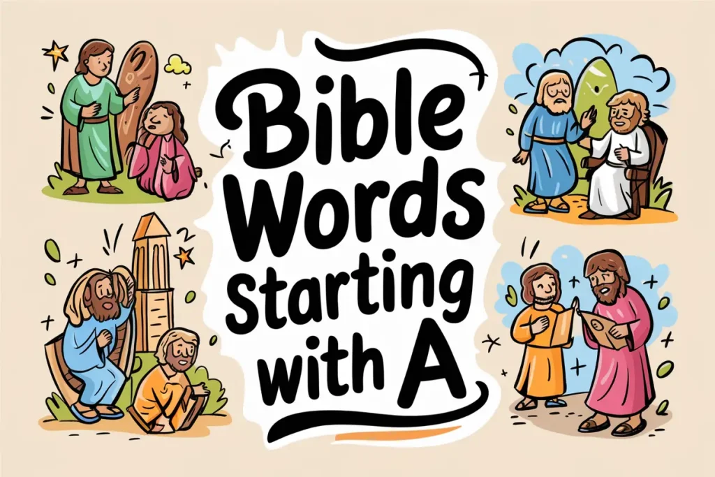 Bible Words Starting with A