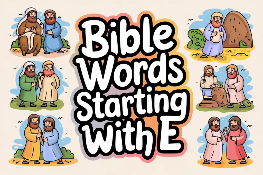 Bible Words Starting with E