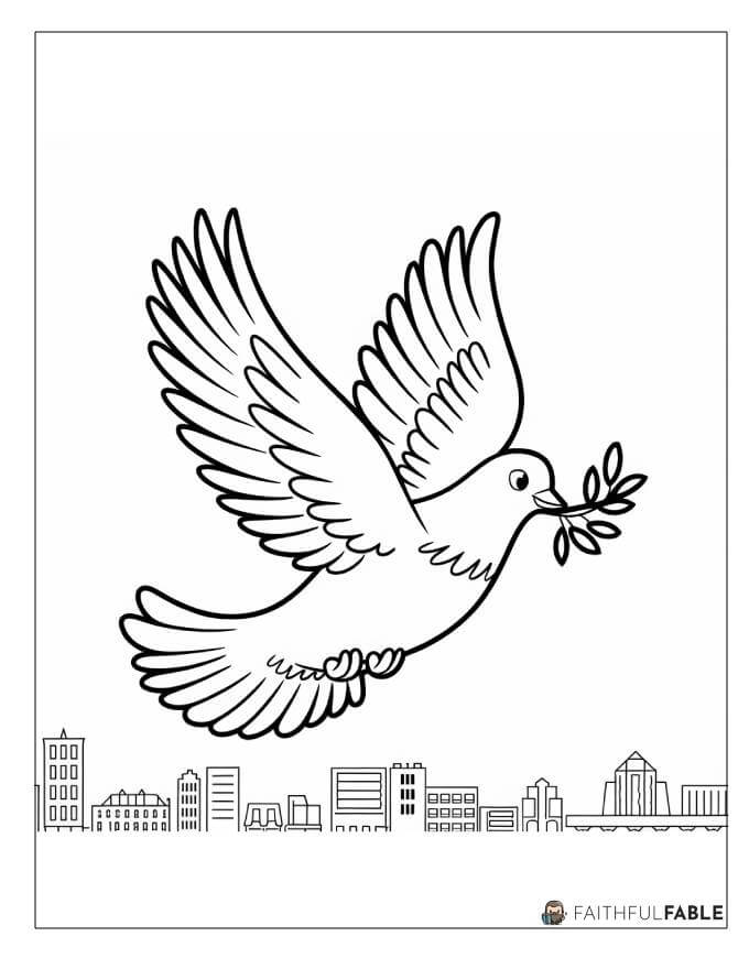 Dove with Olive Branch