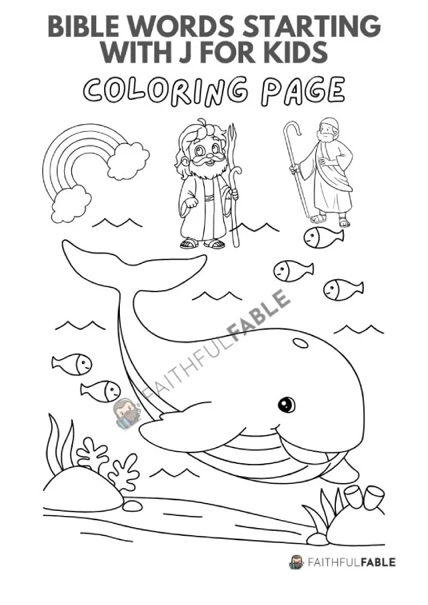 Bible Words Starting with J for Kids 1 Bible Words Starting with J for Kids 2