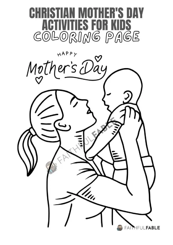 Christian Mothers Day Activities for Kids 3