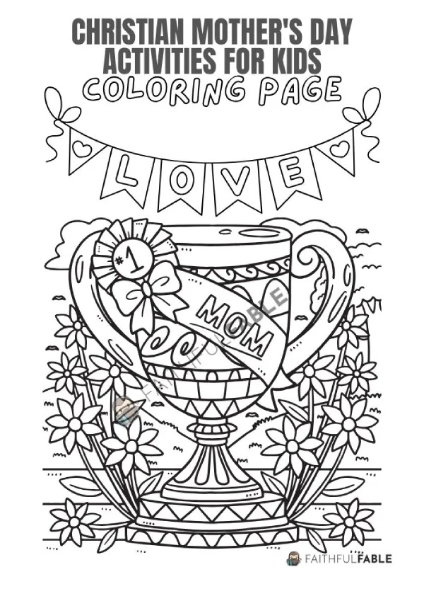 Christian Mothers Day Activities for Kids 4