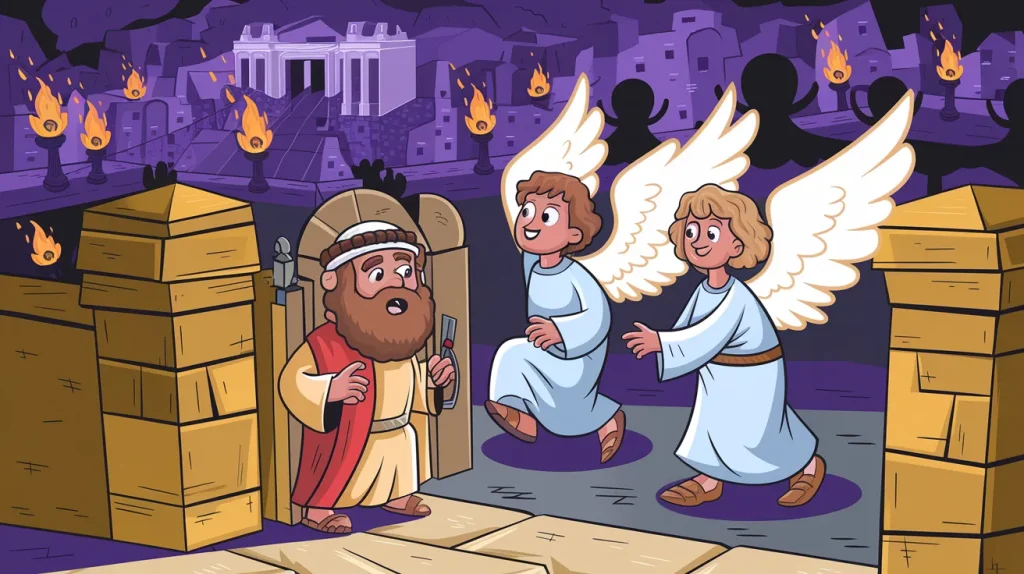Abraham and the Three Visitors 4 Abraham and the Three Visitors 1