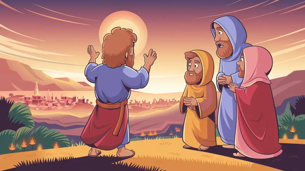 Abraham and the Three Visitors 3 Abraham and the Three Visitors 2