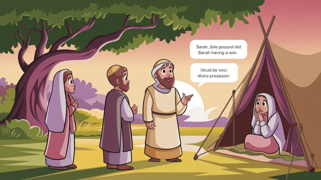 Abraham and the Three Visitors 2 Abraham and the Three Visitors 3
