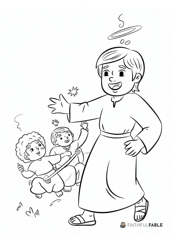 Abram Rescues Lot 7 Abram Rescues Lot Coloring pages 3
