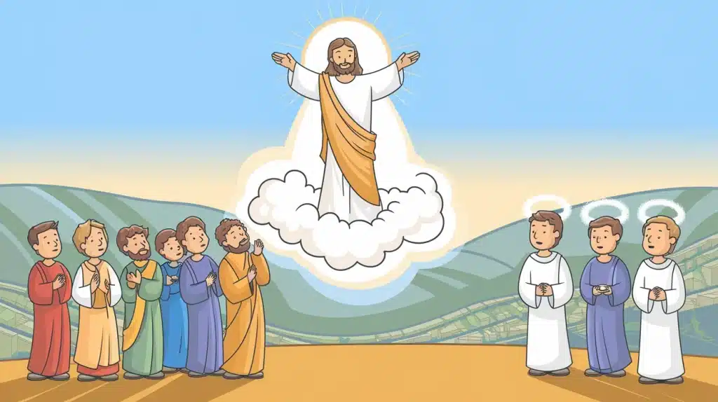 Jesus Taken Up Into Heaven 4 Jesus Commissions His Disciples Before Ascending to Heaven 1