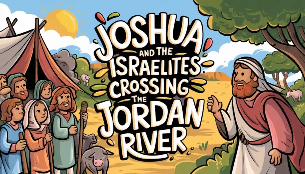Joshua and the Israelites cross the Jordan River 5 Joshua and the Israelites crossing the Jordan River
