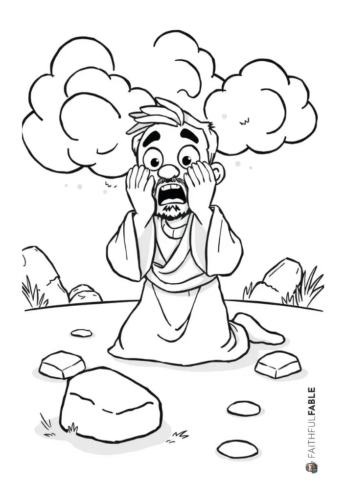 5 Saul on the Road to Damascus - Coloring Pages 9 Saul Conversion on the Road to Damascus Coloring Page 2
