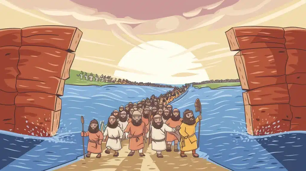 Story of the Israelites Crossing the Red Sea 2 Story of the Israelites Crossing the Red Sea 2