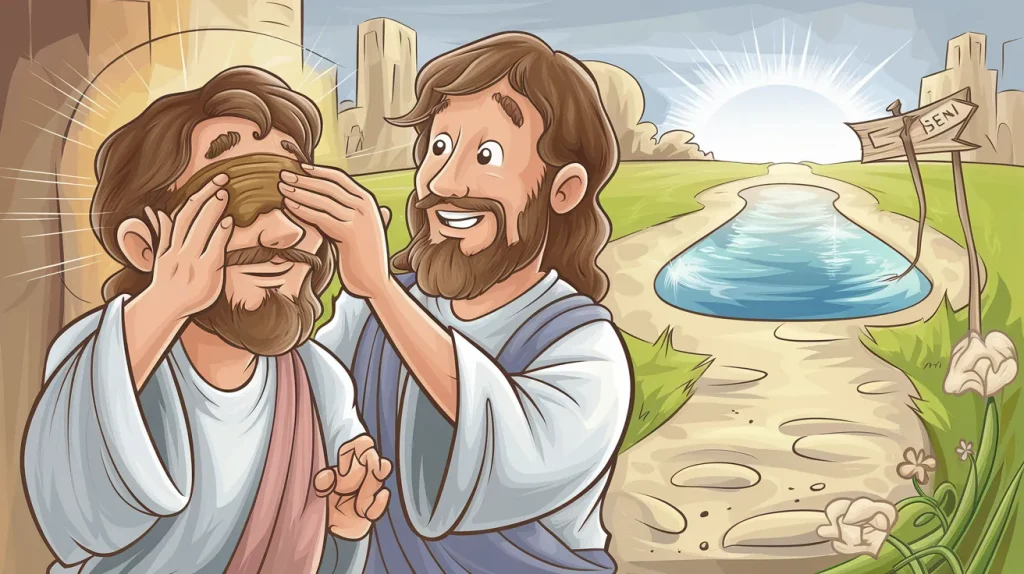 Jesus Heals the Blind Man In John 9 2