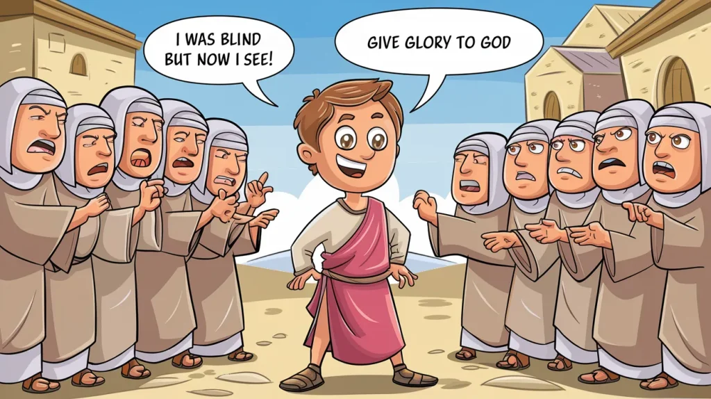 Jesus Heals the Blind Man In John 9 6
