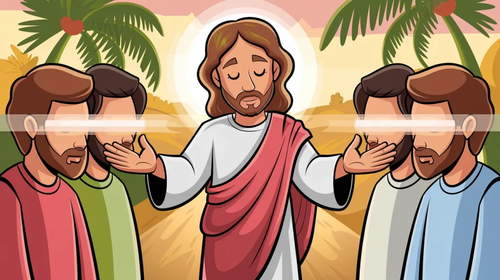 Two Blind Men Receive Sight 4