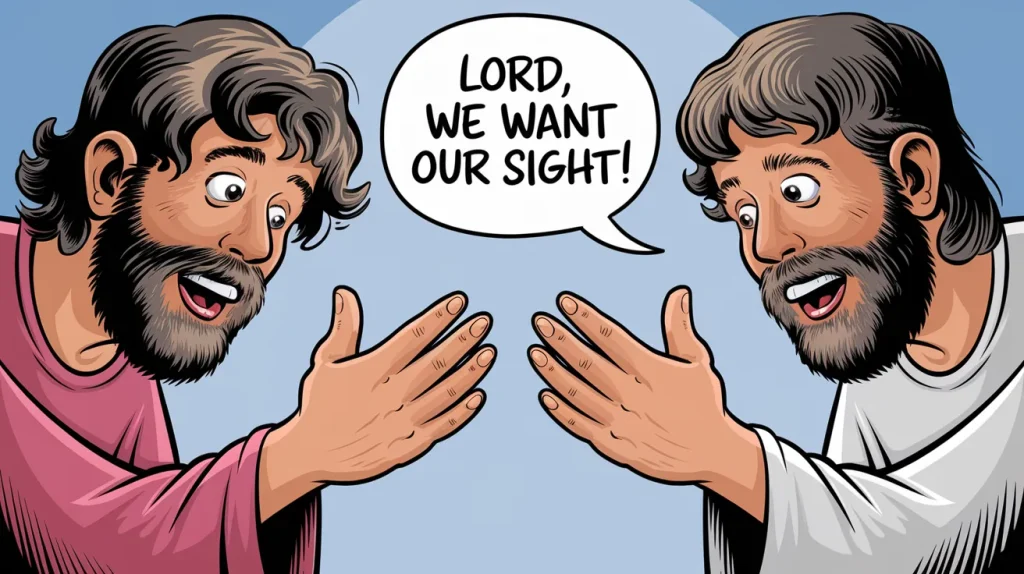Two Blind Men Receive Sight 5