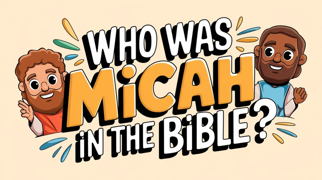 Who was Micah in the Bible 2 Who was Micah in the Bible