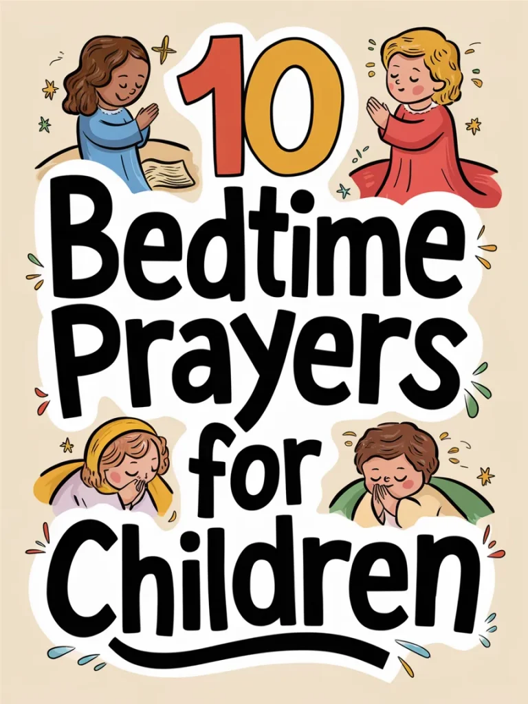 10 Bedtime Prayers for Children 3