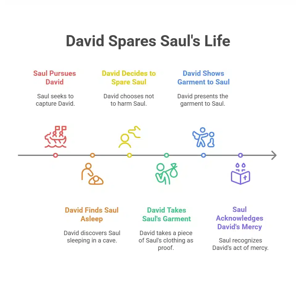 David Spares Saul's Life 3 David Spares Sauls Life 3