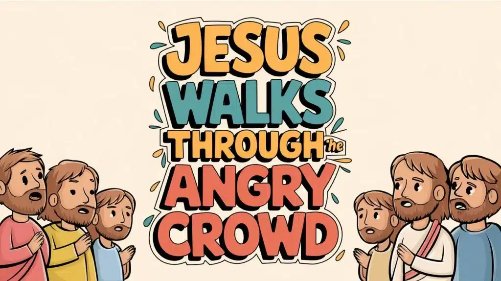 Jesus Walks Through the Angry Crowd - Luke 4:30 2 Jesus Walks Through the Angry Crowd 1