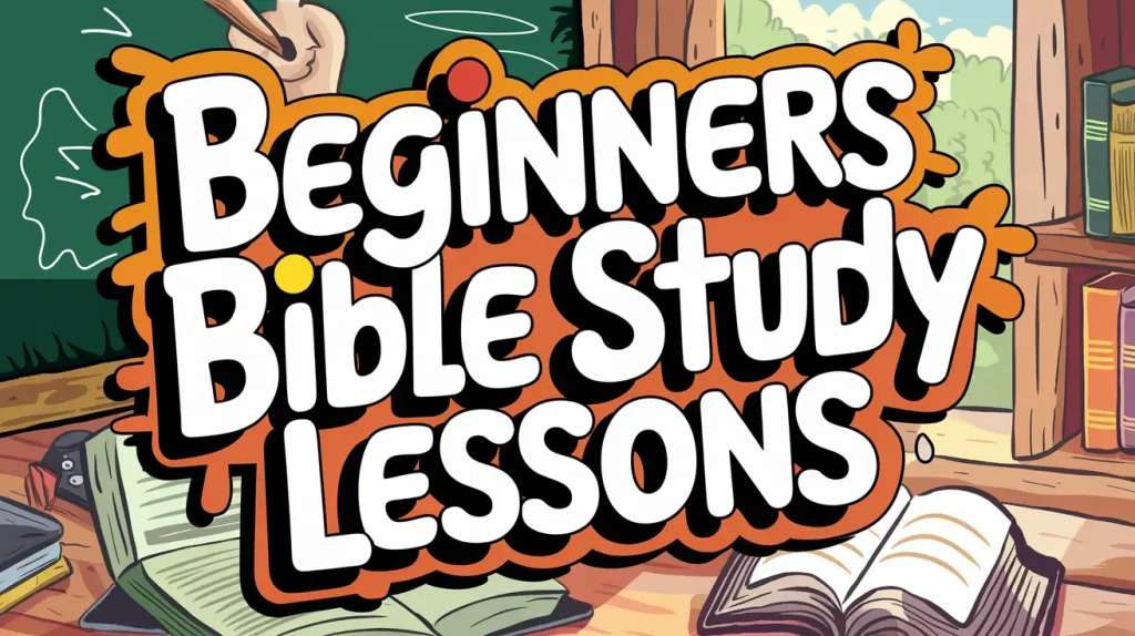 Beginners Bible Study Lessons 2026