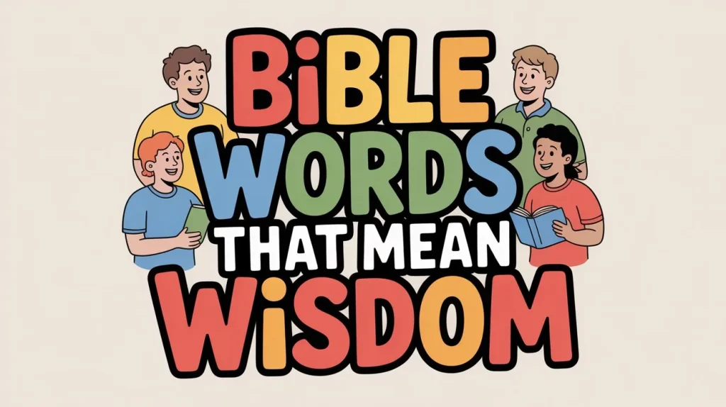 Bible words that mean wisdom 2