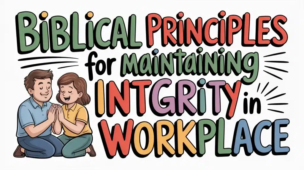 7 Biblical Principles for Maintaining Integrity in a Secular Workplace 2 Biblical Principles for Maintaining Integrity in a Secular Workplace 2