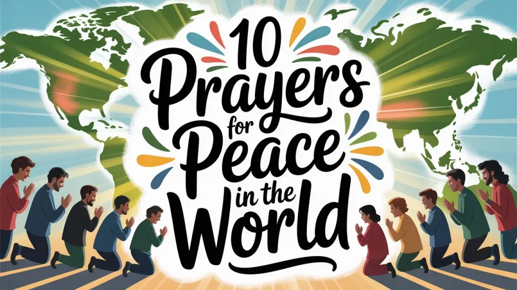 10 Prayers for Peace in the World 3 Prayers for Peace in the World