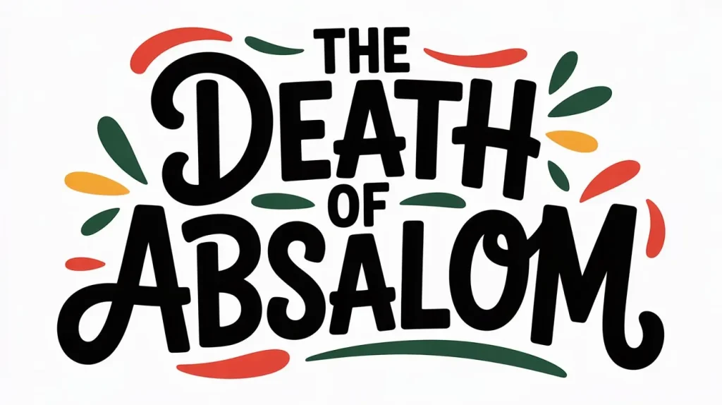 Story of the Death of Absalom 2 The Death of Absalom 3