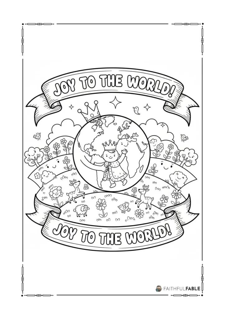 12 Free Christmas Carol Coloring Pages 2 12