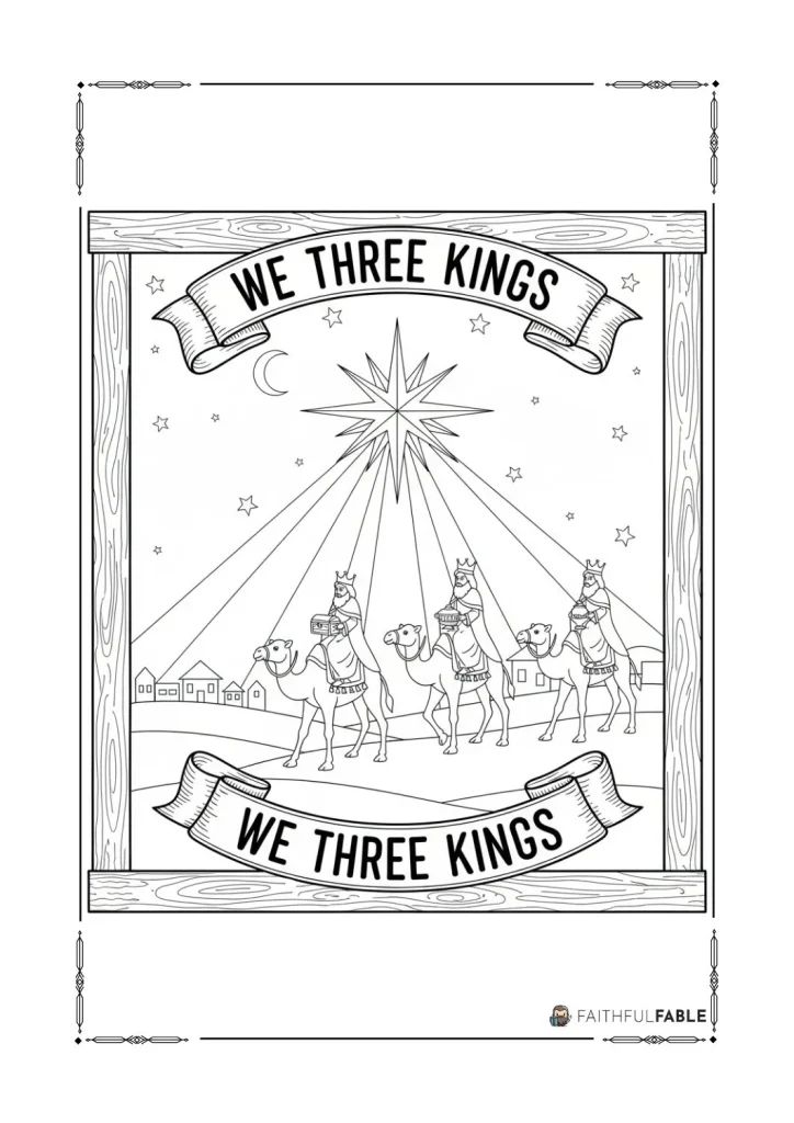 12 Free Christmas Carol Coloring Pages 9 5
