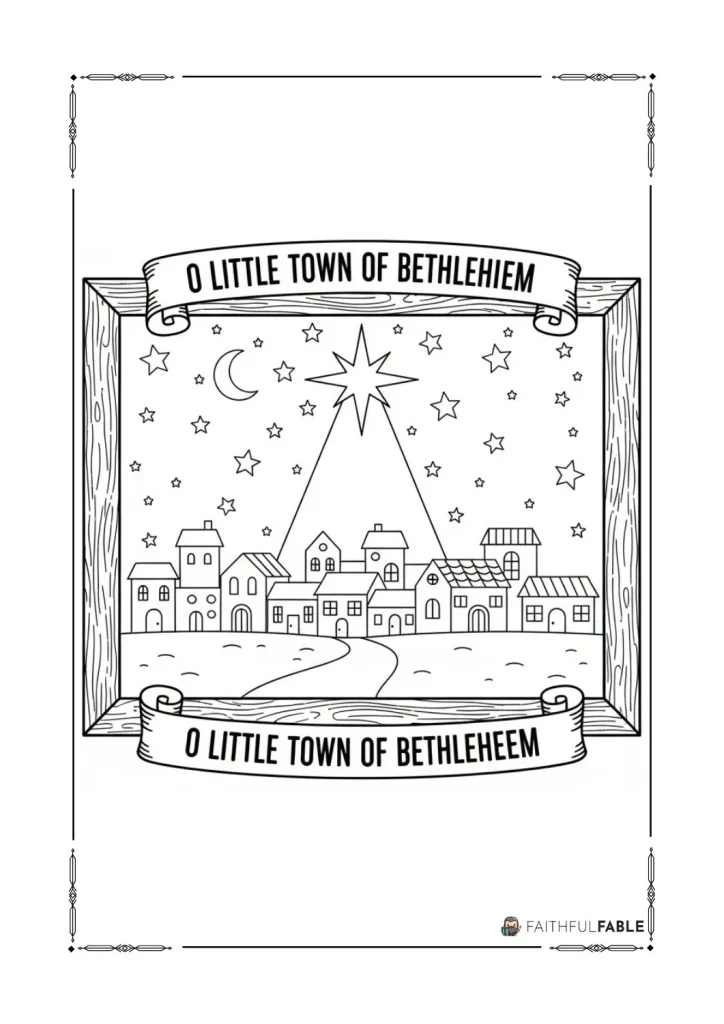 12 Free Christmas Carol Coloring Pages 6 8