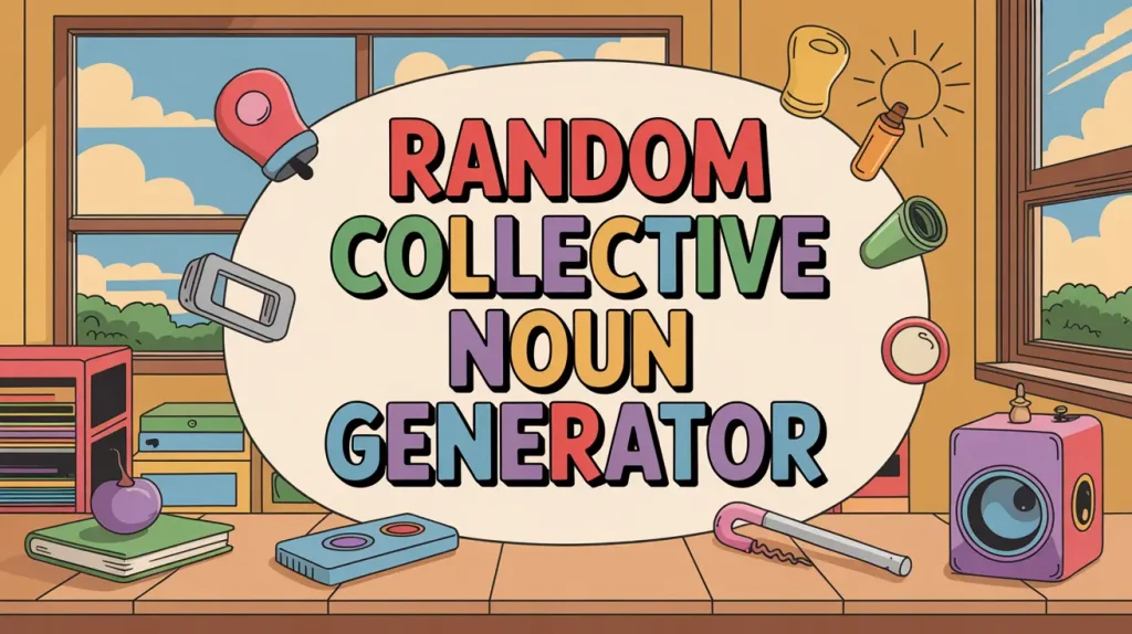 Random Collective Noun Generator 2 Random Collective Noun Generator 2